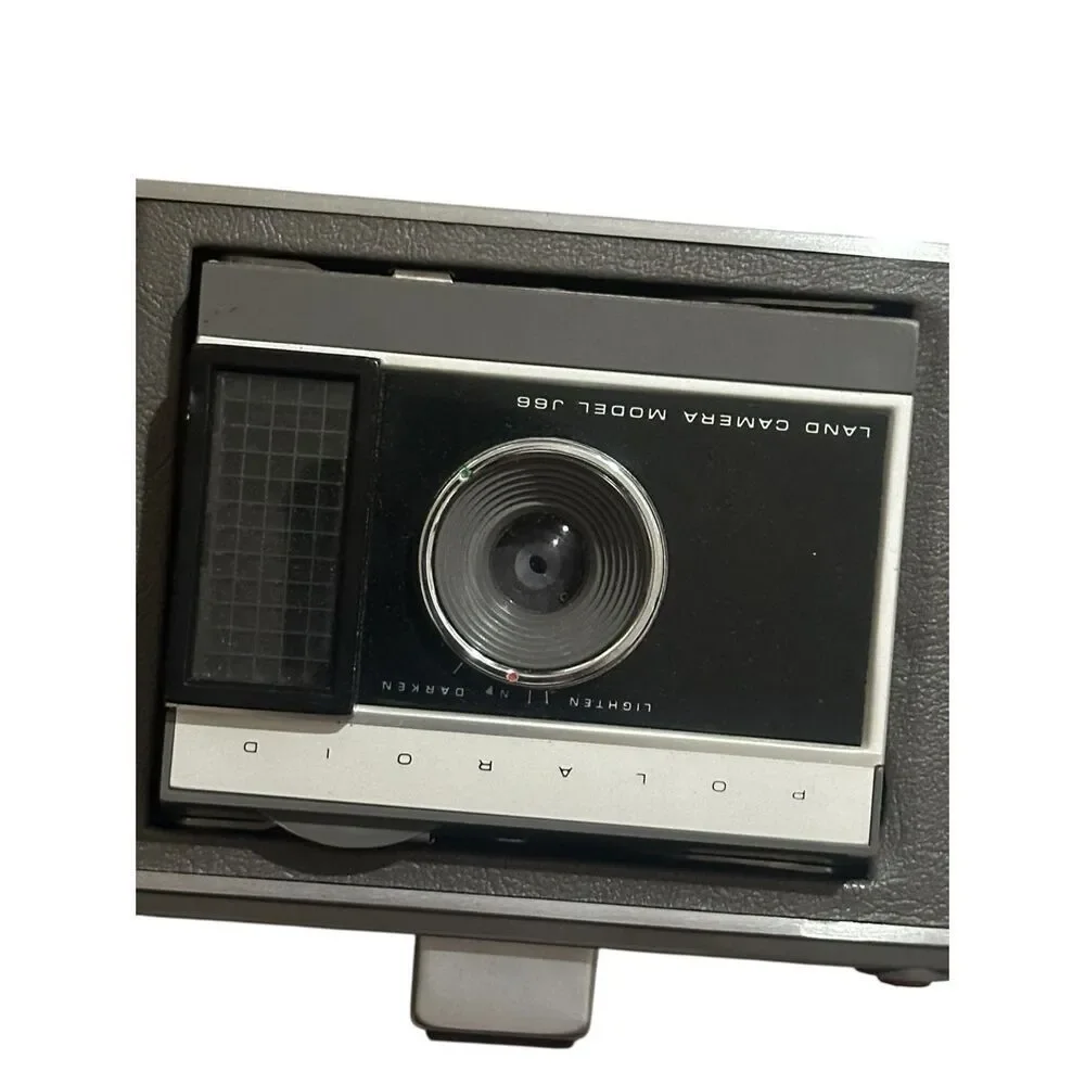 Vintage Polaroid J66 Electric Eye Land Camera With Leather Case 1960